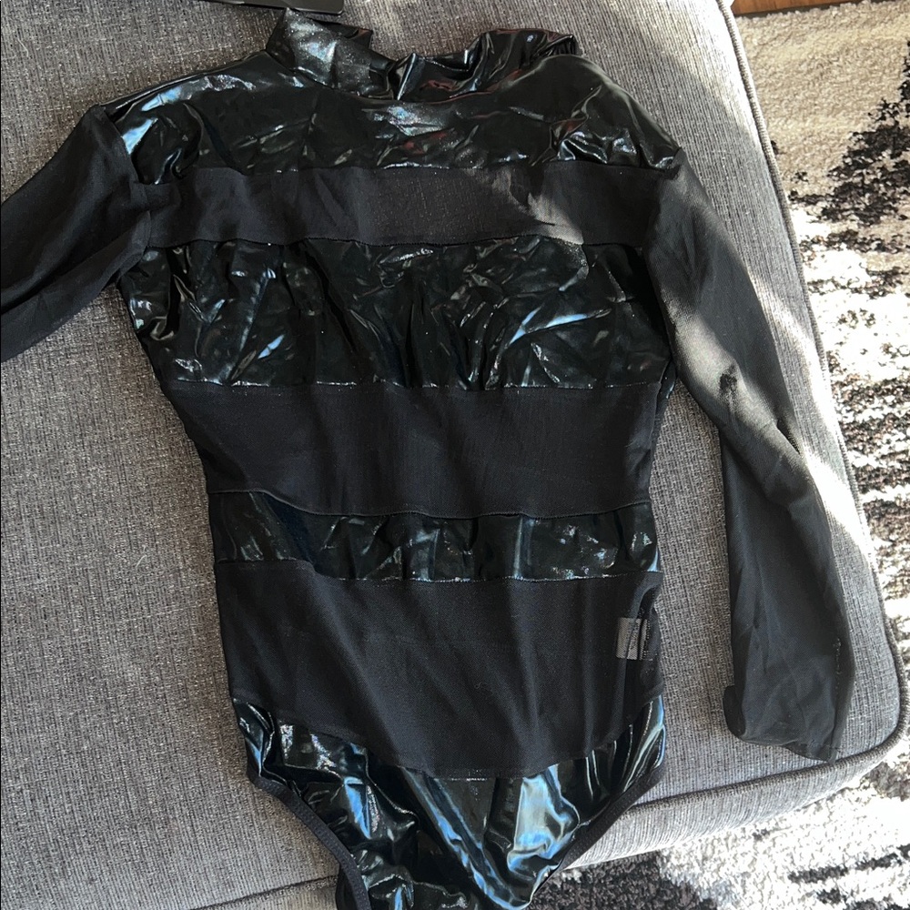 Stylish Black Mesh bodysuit